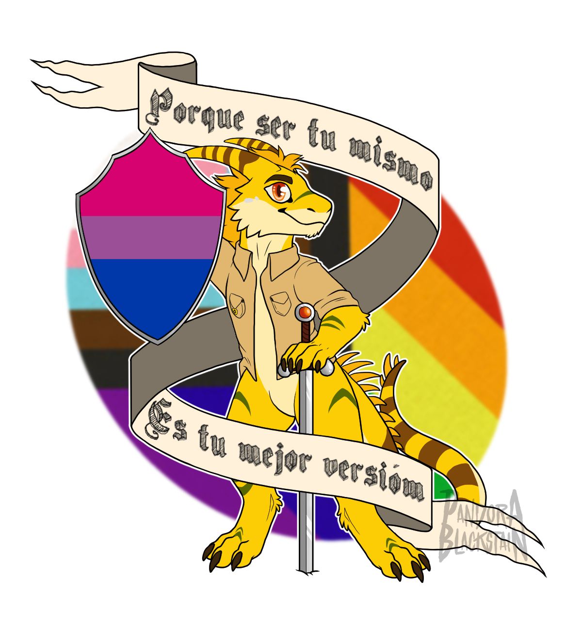 Ziggy LGBT Pride 2025 | Arte por Pandora Blackstain