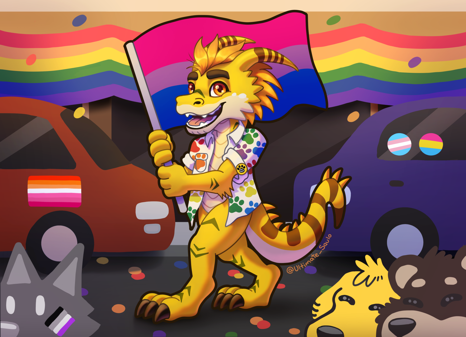 Ziggy Pride LGBT 2025 | Arte por El Saulo