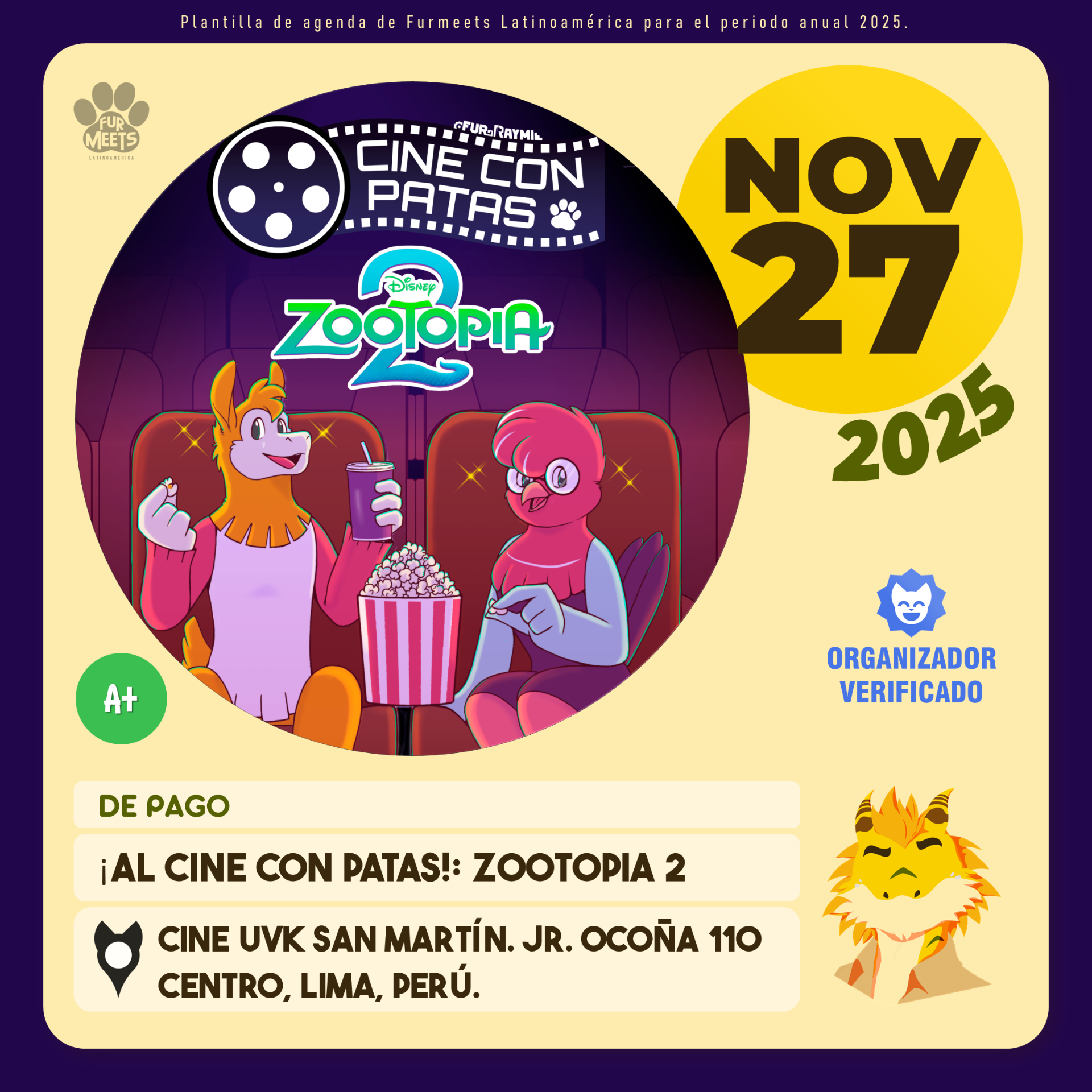 ¡AL CINE CON PATAS!: Zootopia 2